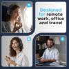 imageTREBLAB C7  Single Ear Bluetooth Headset with Mic Bluetooth 54 45H Playtime TypeC Fast Charging IPX4 Waterproof Wireless Headset with Mic for Trucker Work Calls Home Office