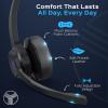 imageTREBLAB C7  Single Ear Bluetooth Headset with Mic Bluetooth 54 45H Playtime TypeC Fast Charging IPX4 Waterproof Wireless Headset with Mic for Trucker Work Calls Home Office