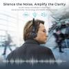 imageTREBLAB C7Pro Wireless Bluetooth Headset 45H Playtime Bluetooth 53 40mm Drivers TypeC Fast Charging IPX4 Waterproof Wireless Headset with Mic for Work Home Office Calls Laptop PC