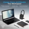 imageTREBLAB C7Pro Wireless Bluetooth Headset 45H Playtime Bluetooth 53 40mm Drivers TypeC Fast Charging IPX4 Waterproof Wireless Headset with Mic for Work Home Office Calls Laptop PC