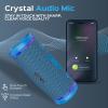 imageTREBLAB HD77 Bluetooth Speaker  Powerful 360 Sound with Impactful Bass 30W Portable Wireless Audio 20H Battery IPX7 Waterproof TWS Stereo Shockproof Design for Outdoor Beach Pool JobsiteBlue