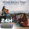 imageTREBLAB HD77 Bluetooth Speaker  Powerful 360 Sound with Impactful Bass 30W Portable Wireless Audio 20H Battery IPX7 Waterproof TWS Stereo Shockproof Design for Outdoor Beach Pool JobsiteGray