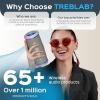 imageTREBLAB HD77 Bluetooth Speaker  Powerful 360 Sound with Impactful Bass 30W Portable Wireless Audio 20H Battery IPX7 Waterproof TWS Stereo Shockproof Design for Outdoor Beach Pool JobsiteGray