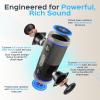 imageTREBLAB HD77 Bluetooth Speaker  Powerful 360 Sound with Impactful Bass 30W Portable Wireless Audio 20H Battery IPX7 Waterproof TWS Stereo Shockproof Design for Outdoor Beach Pool JobsiteGray