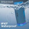 imageTREBLAB HD77 Bluetooth Speaker  Powerful 360 Sound with Impactful Bass 30W Portable Wireless Audio 20H Battery IPX7 Waterproof TWS Stereo Shockproof Design for Outdoor Beach Pool JobsiteBlue