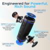 imageTREBLAB HD77 Bluetooth Speaker  Powerful 360 Sound with Impactful Bass 30W Portable Wireless Audio 20H Battery IPX7 Waterproof TWS Stereo Shockproof Design for Outdoor Beach Pool JobsiteBlack
