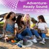 imageTREBLAB HDEnergyPro Outdoor Wireless Speakers with Bluetooth  Immersive 40W Audio IPX6 Waterproof 18H Battery RGB Light USB Playback TWS Builtin Mic  Portable Desktop Bluetooth Speaker