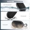 imageTREBLAB HDGo  Ultra Portable Hand Held Speaker with Clip 7W Power with Bass 16H Playtime IPX7 Waterproof Builtin Mic Compact ampamp Lightweight USBC Charging  Small Speaker Bluetooth Wireless