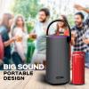 imageTREBLAB Portable Bluetooth Speaker with Handle  Loud 60W Stereo Sound with Deep Bass 25H Playtime Wireless Powerbank RGB Lights Dual Pairing Waterproof  for Home Parties Outdoor Pool Golf
