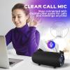 imageTREBLAB Ultra Loud Wireless Speaker  60W Stereo Sound with Deep Bass 20H Playtime Powerbank Waterproof Loudest Portable Bluetooth Speaker for Home Outdoor Party Beach Work Travel HDMaxBlack