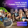 imageTREBLAB Ultra Loud Wireless Speaker  60W Stereo Sound with Deep Bass 20H Playtime Powerbank Waterproof Loudest Portable Bluetooth Speaker for Home Outdoor Party Beach Work Travel HDMaxGray