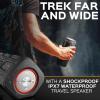 imageTREBLAB UltraRugged Bluetooth Speaker Durable Shockproof Body Waterproof 20W Portable Outdoor Stereo Speaker 35H Battery Wireless Power Bank for Hiking Picnic Pool Camping Jobsite FX100