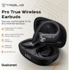 imageTREBLAB X3 Pro  Ultra Comfortable Earhooks PureHD Sound Punchy Bass 145H Battery Waterproof ampamp Sweatproof Bluetooth Earbuds Mics for Calls True Wireless Ear Buds for Sports Workout RunningWhite Logo