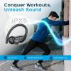 imageTREBLAB X4 Wireless Earbuds with Earhooks  253H Battery ENC Mic Bluetooth 54 USBC Charging Case IPX5 Waterproof Noise Isolating for Running Calls Workouts  Bluetooth Over Ear Ear Buds