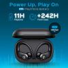 imageTREBLAB X4 Wireless Earbuds with Earhooks  253H Battery ENC Mic Bluetooth 54 USBC Charging Case IPX5 Waterproof Noise Isolating for Running Calls Workouts  Bluetooth Over Ear Ear Buds