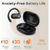imageTREBLAB XOpen  True Open Ear Wireless Earbuds Lightweight Comfort BehindEar Fit Immersive Sound Dual Mic for Calls 40H Playtime Bluetooth Headphones Open Ear for Sports Workout Running