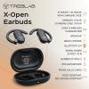 imageTREBLAB XOpen  True Open Ear Wireless Earbuds Lightweight Comfort BehindEar Fit Immersive Sound Dual Mic for Calls 40H Playtime Bluetooth Headphones Open Ear for Sports Workout Running