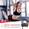 imageTREBLAB XR500 Bluetooth Running Headphones IPX7 Waterproof Noise Cancelling SecureFit Wireless Sport Earbuds with MicBlack