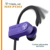 imageTREBLAB XR700 Wireless Earbuds  Bluetooth 50 IPX7 Waterproof Noise Cancelling Adjustable Earhooks 9H Battery Deep Bass Mic  Sports Running Headphones for Workouts Gym TravelPurple