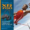 imageTREBLAB XR700 Wireless Earbuds  Bluetooth 50 IPX7 Waterproof Noise Cancelling Adjustable Earhooks 9H Battery Deep Bass Mic  Sports Running Headphones for Workouts Gym TravelBlack