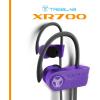 imageTREBLAB XR700 Wireless Earbuds  Bluetooth 50 IPX7 Waterproof Noise Cancelling Adjustable Earhooks 9H Battery Deep Bass Mic  Sports Running Headphones for Workouts Gym TravelPurple