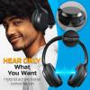 imageTREBLAB Z7 Pro  Hybrid Active Noise Cancelling Headphones Signature aptXHD Audio Memory Foam Ear Cups Foldable 45H Play Bluetooth 5 Fast Charging Workout Over Ear Headphones Wireless With Mic