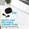 imageTreblab WX8  True Wireless Earbuds with Pure Sound Soft Silicone Ear Buds IPX8 Waterproof 28H Play Wireless Charging Noise Reduction Touch Control InEar Bluetooth Headphones for Sports Running