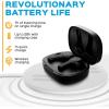 imageTreblab WX8  True Wireless Earbuds with Pure Sound Soft Silicone Ear Buds IPX8 Waterproof 28H Play Wireless Charging Noise Reduction Touch Control InEar Bluetooth Headphones for Sports Running