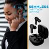 imageTreblab WX8  True Wireless Earbuds with Pure Sound Soft Silicone Ear Buds IPX8 Waterproof 28H Play Wireless Charging Noise Reduction Touch Control InEar Bluetooth Headphones for Sports Running