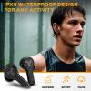 imageTreblab WX8  True Wireless Earbuds with Pure Sound Soft Silicone Ear Buds IPX8 Waterproof 28H Play Wireless Charging Noise Reduction Touch Control InEar Bluetooth Headphones for Sports Running