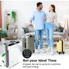 imageTuronic PH950 Air Purifier and Humidifier Combo for Large Rooms  HEPA UV Ionizer PM25 Sensor Cold Catalyst  Air Purifier for Home Pets with 8 Speeds App Control Remote Filters Humidifier