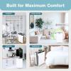 imageTuronic PH950 Air Purifier and Humidifier Combo for Large Rooms  HEPA UV Ionizer PM25 Sensor Cold Catalyst  Air Purifier for Home Pets with 8 Speeds App Control Remote Filters Humidifier