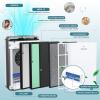 imageTuronic PH950 Air Purifier and Humidifier Combo for Large Rooms  HEPA UV Ionizer PM25 Sensor Cold Catalyst  Air Purifier for Home Pets with 8 Speeds App Control Remote Filters Humidifier