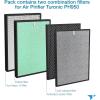 imageTuronic PH950F  4in2 Replacement Filter for PH950 Air Purifier True HEPA13 Cotton Activated Carbon Cold Catalyst
