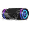 imageTREBLAB HD77 Bluetooth Speaker  Powerful 360 Sound with Impactful Bass 30W Portable Wireless Audio 20H Battery IPX7 Waterproof TWS Stereo Shockproof Design for Outdoor Beach Pool JobsiteBlack