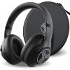 imageTREBLAB Z2 Hybrid Active Noise Cancelling Workout Headphones  SignatureHD Sound Deep Bass 58H Battery Comfortable Foldable Over Ear Bluetooth Headphones Wireless wMic for Calls for Gym SportWhite Logo