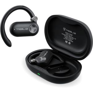 imageTREBLAB XOpen  True Open Ear Wireless Earbuds Lightweight Comfort BehindEar Fit Immersive Sound Dual Mic for Calls 40H Playtime Bluetooth Headphones Open Ear for Sports Workout Running